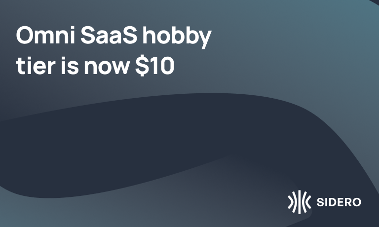 Omni SaaS hobby  tier is now $10